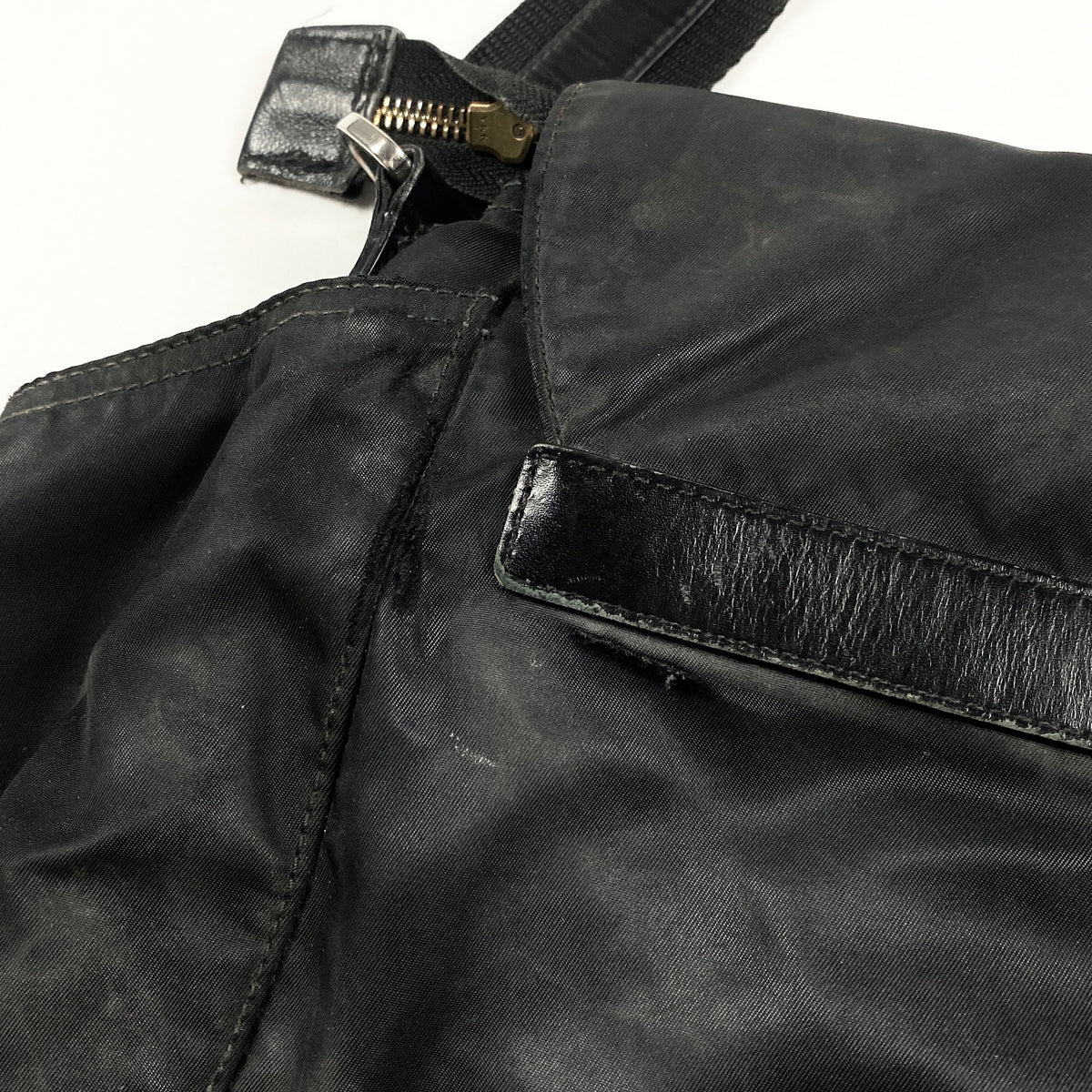 Vintage PRADA double strap messenger bag