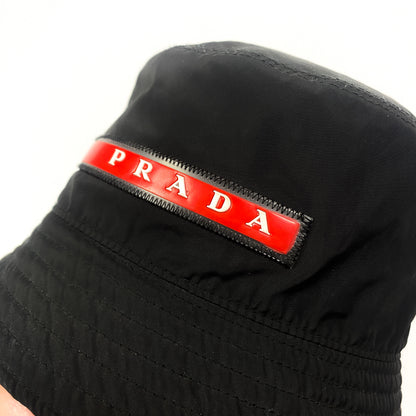 PRADA Linea Rossa Bucket Hat Hat