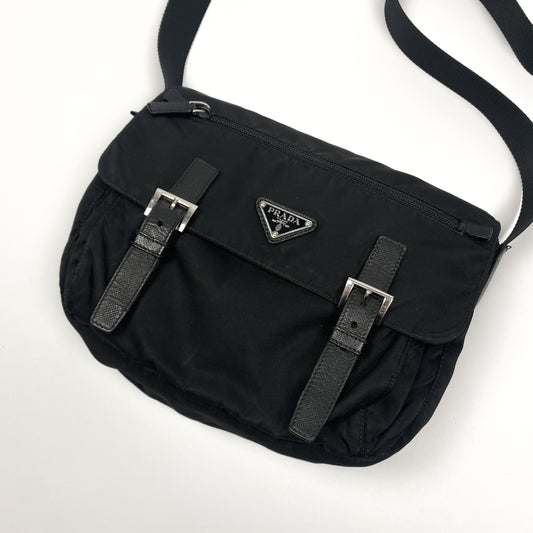 PRADA New Season Double Strap Tasche