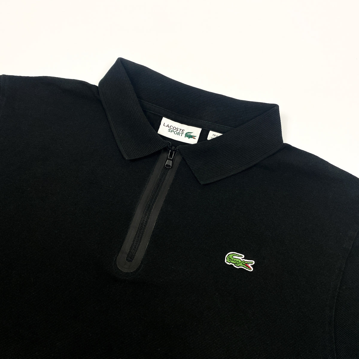 LACOSTE SPORT half-zip polo shirt