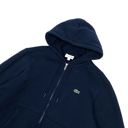 LACOSTE Sleeve Lettering Zip Hoodie