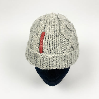 PRADA Wool Knit Beanie Mütze