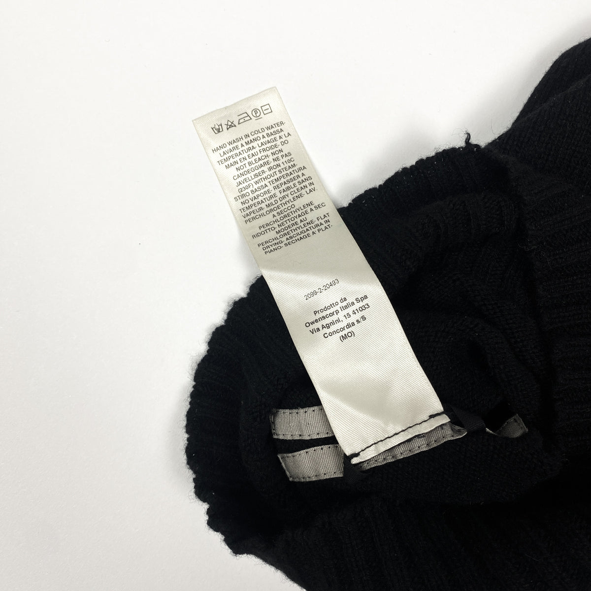 RICK OWENS Knit Balaclava [SS22]