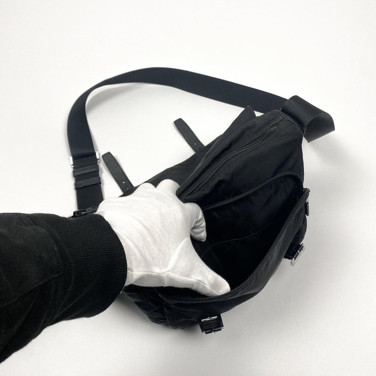 PRADA New Season Double Strap Bag