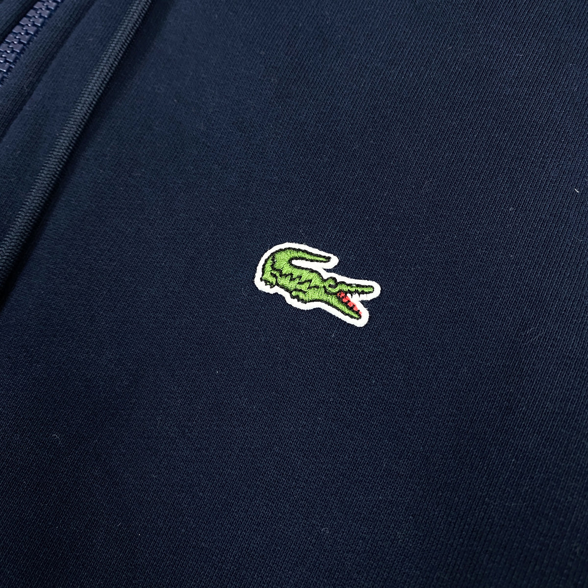 LACOSTE Sleeve Lettering Zip Hoodie