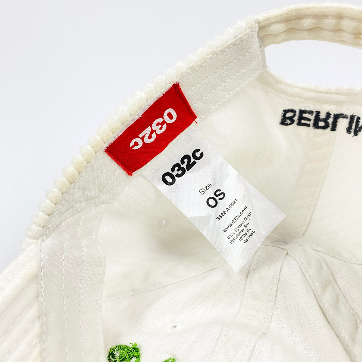 032c Glitch Logo Cord Kappe