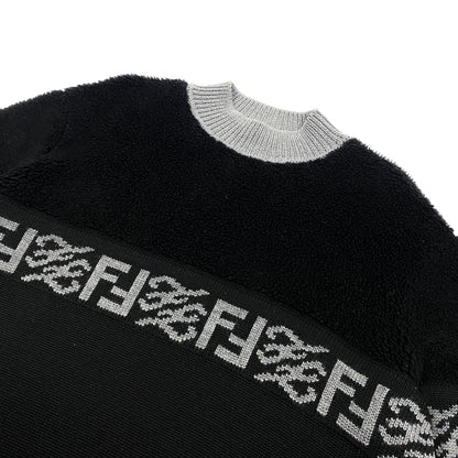 FENDI Fleece Knit Sweater