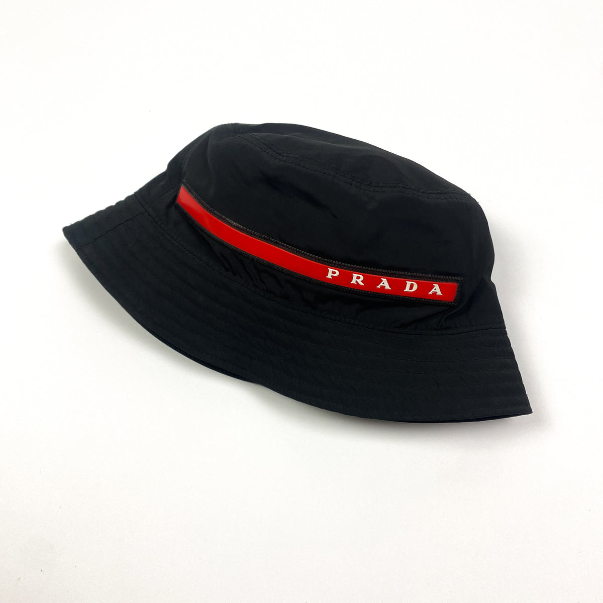 PRADA Linea Rossa Bucket Hat Hat