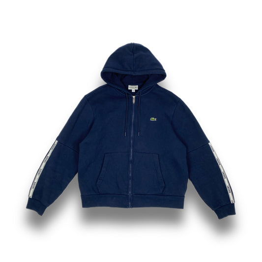 LACOSTE Sleeve Lettering Zip Hoodie