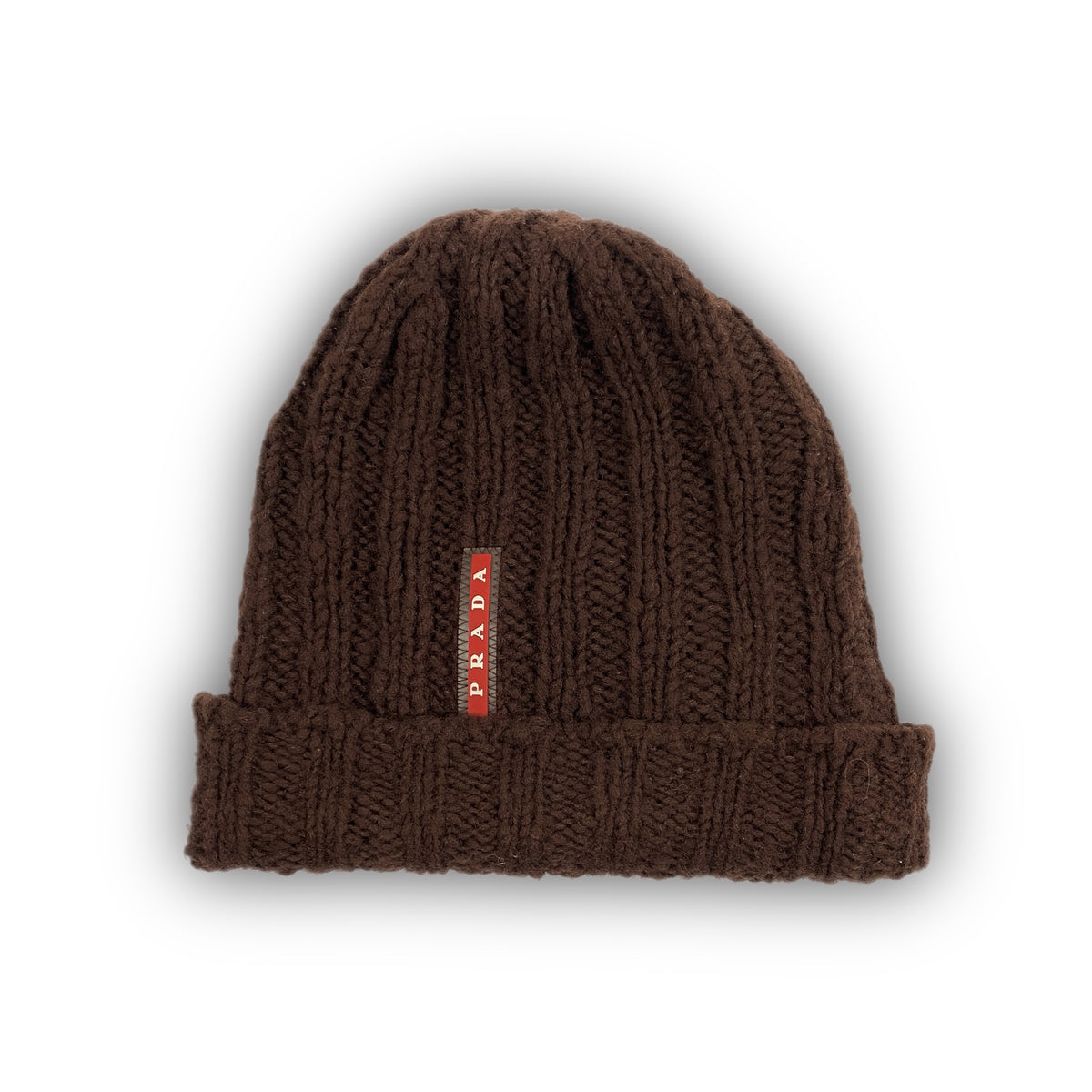 PRADA Wool Knit Beanie Mütze