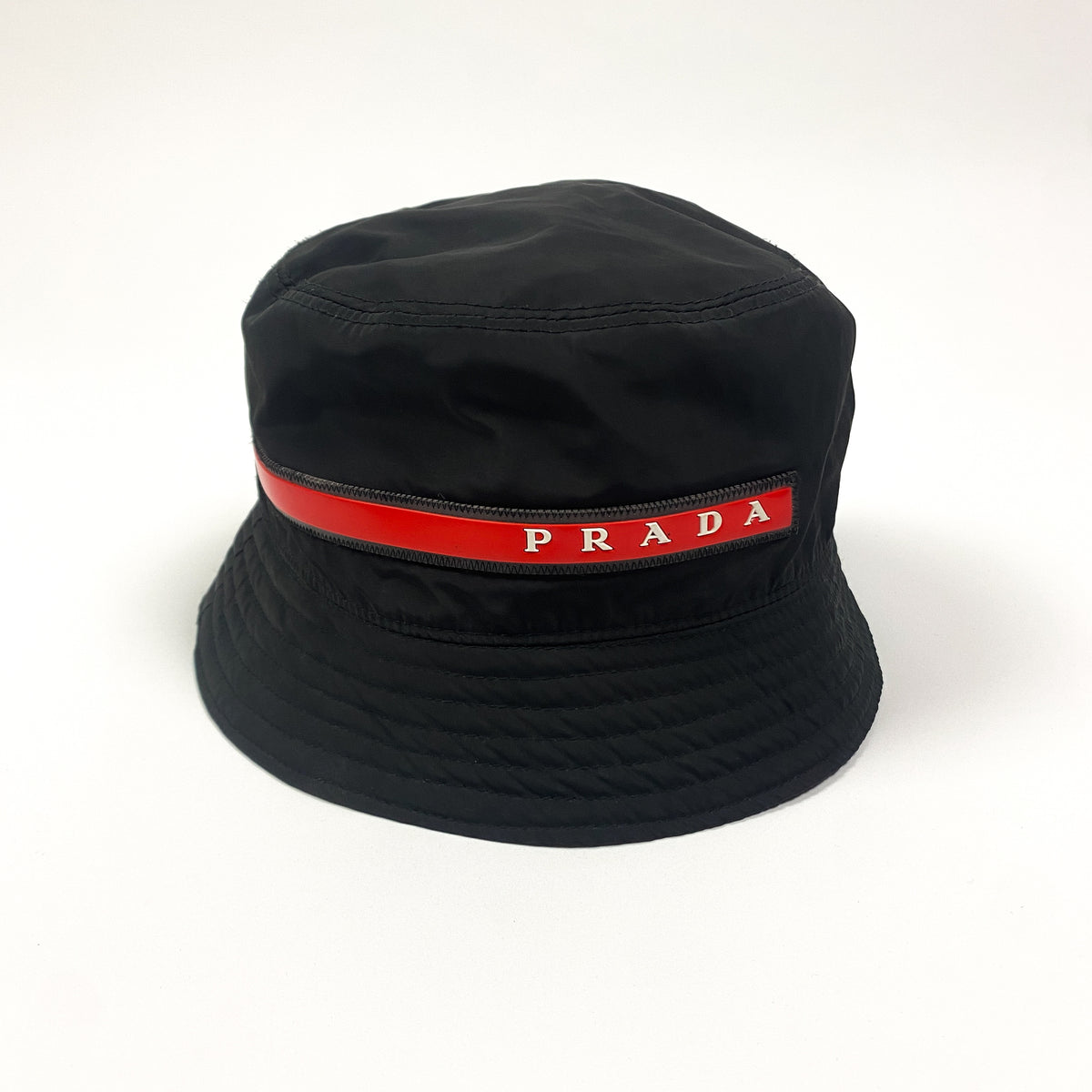 PRADA Linea Rossa Bucket Hat Hat