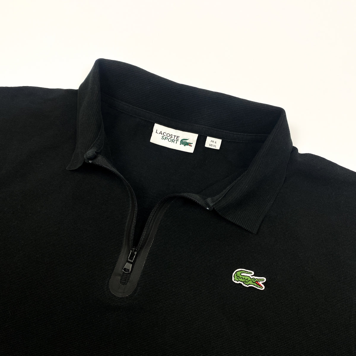LACOSTE SPORT half-zip polo shirt