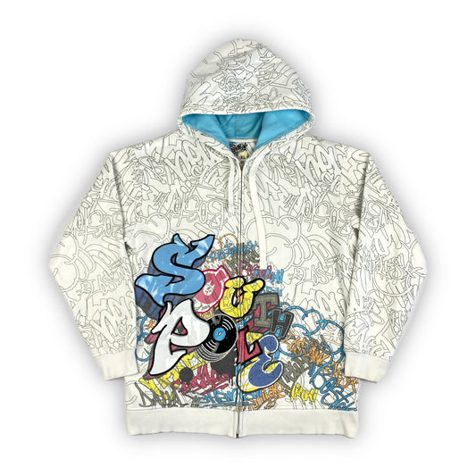 SOUTH POLE 90s Graffiti Zip Hoodie