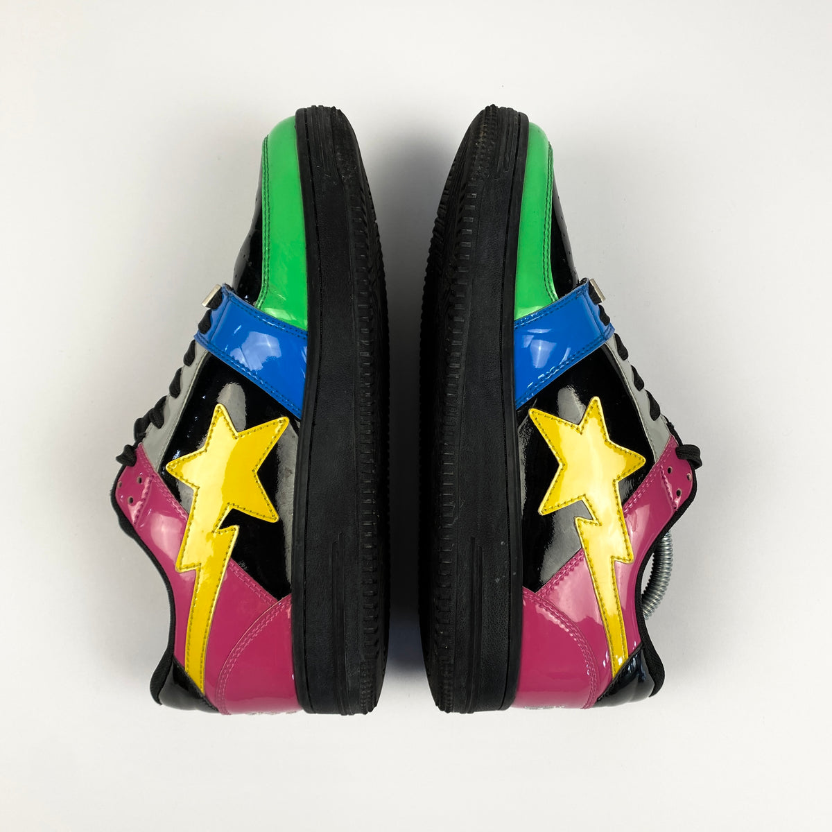 A BATHING APE Bapesta "Crazy Black"
