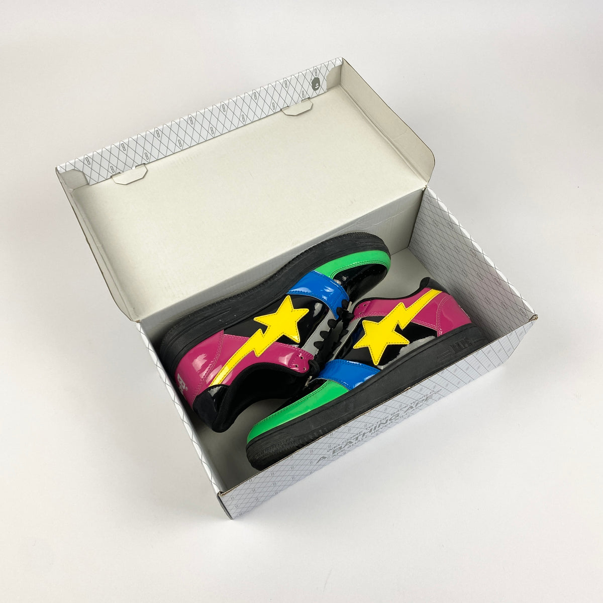 A BATHING APE Bapesta "Crazy Black"