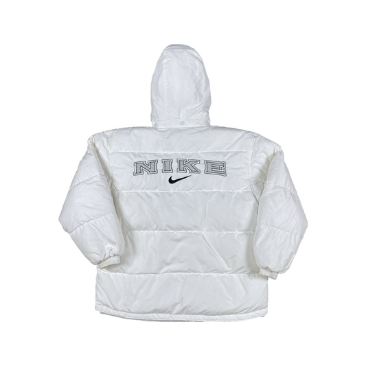 Vintage NIKE Spell Out Puffer Jacket