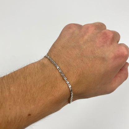 925 Sterling Silver S-Link Bracelet / Bracelet