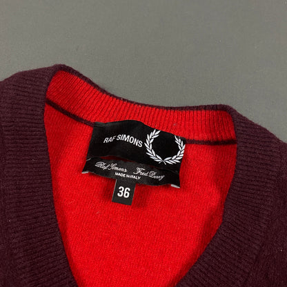 RAF SIMONS x FRED PERRY wool sweater