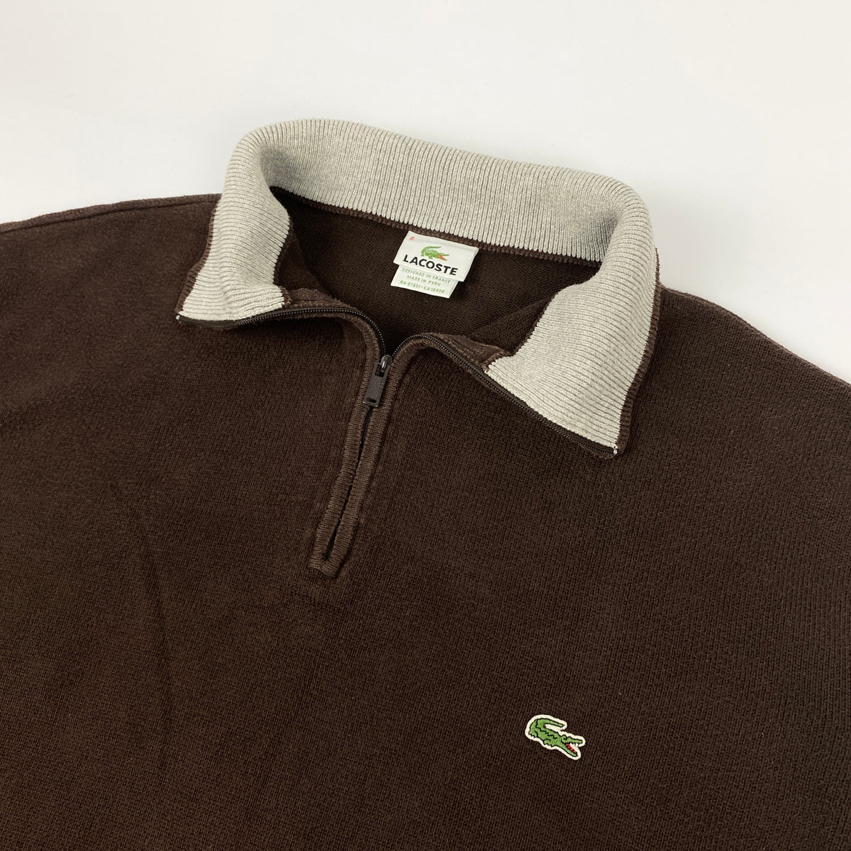 LACOSTE Half-Zip Sweater