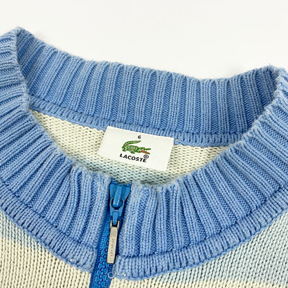 Vintage Lacoste Wool Knit Zip Sweater