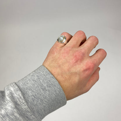 925 Sterling Silver MOTHER OF PEARL Ring