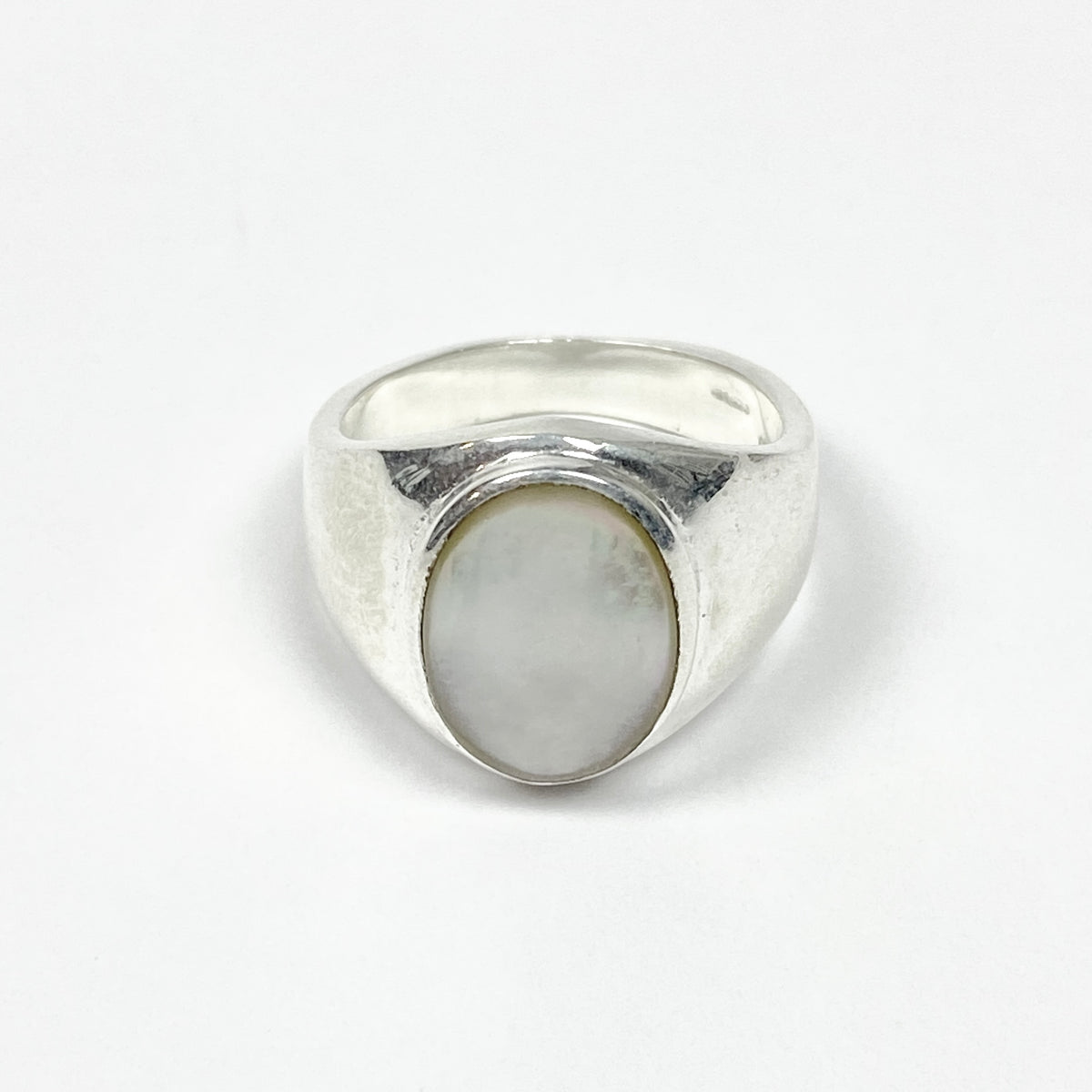 925 Sterling Silver MOTHER OF PEARL Ring