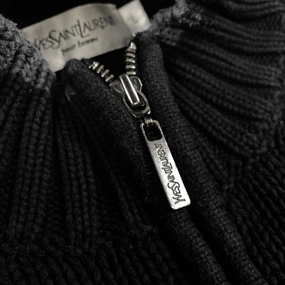 YVES SAINT LAURENT Knit Zip-Sweater