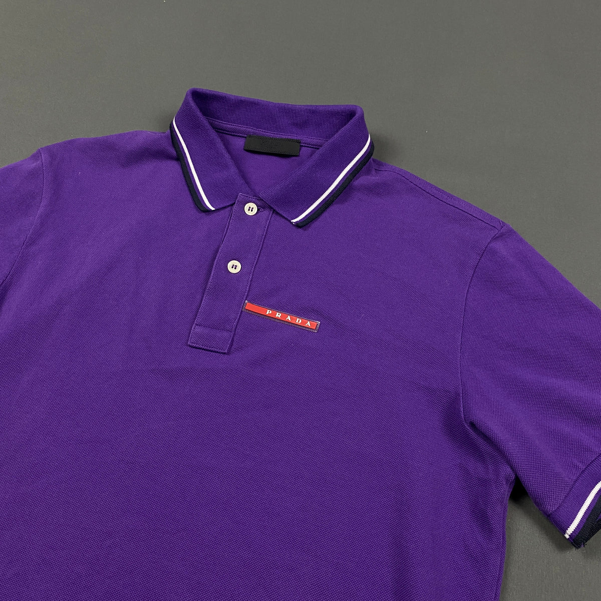 Vintage PRADA Linea Rossa polo shirt