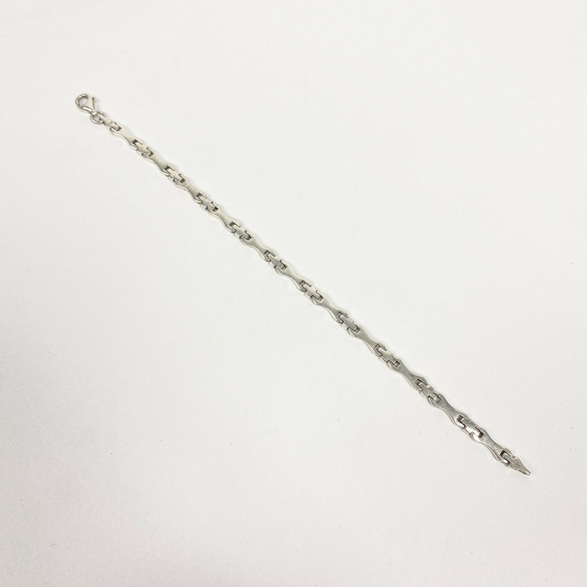 925 Sterling Silver Bone Bracelet / Bracelet