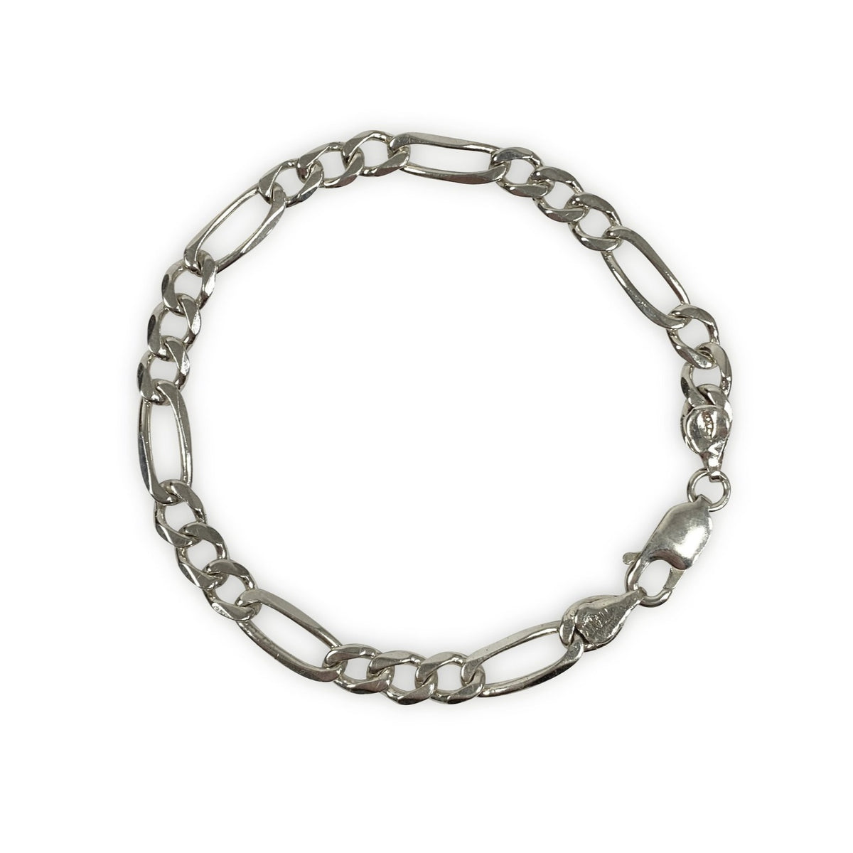 925 Sterling Silber Figaro Armband