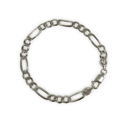 925 Sterling Silber Figaro Armband