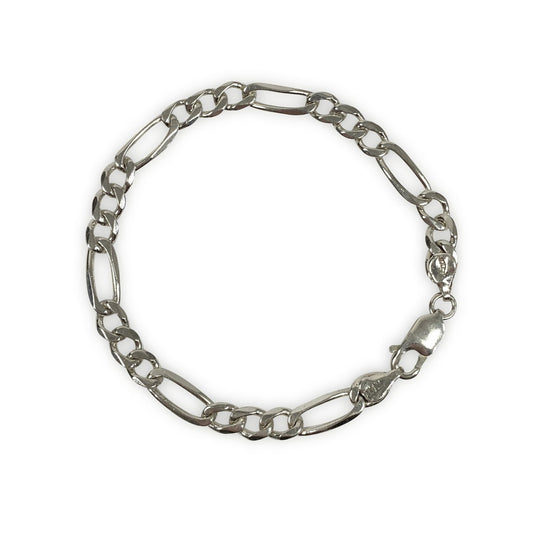 925 Sterling Silber Figaro Armband