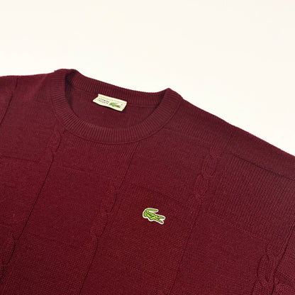 Vintage Lacoste wool knit sweater
