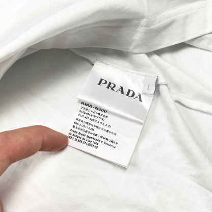 PRADA Milano Embroidered Logo T-Shirt
