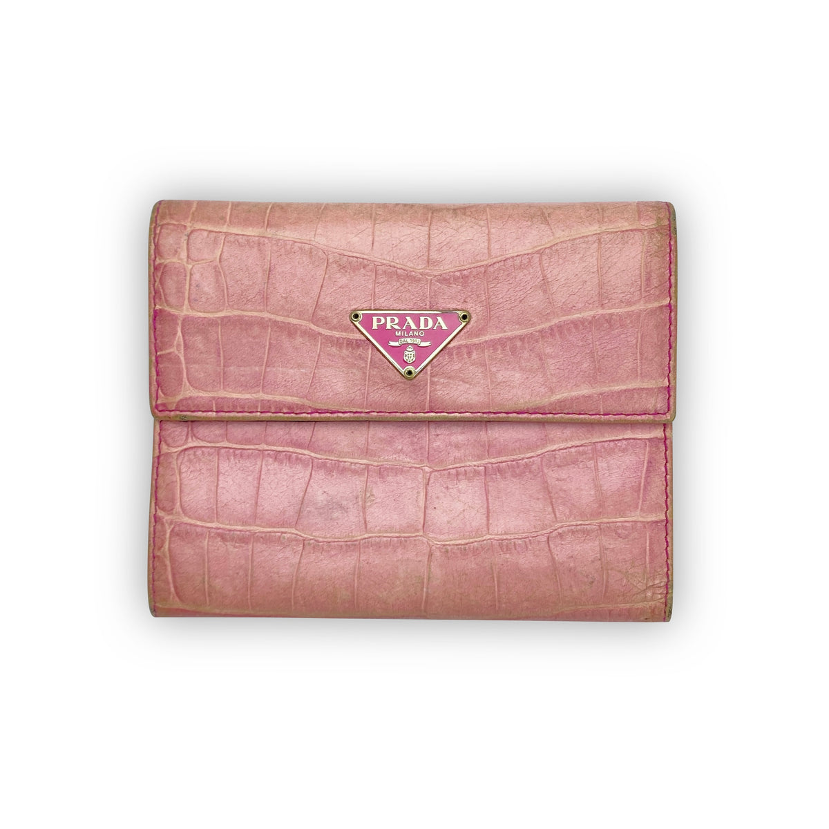 PRADA Alligator Leather Wallet