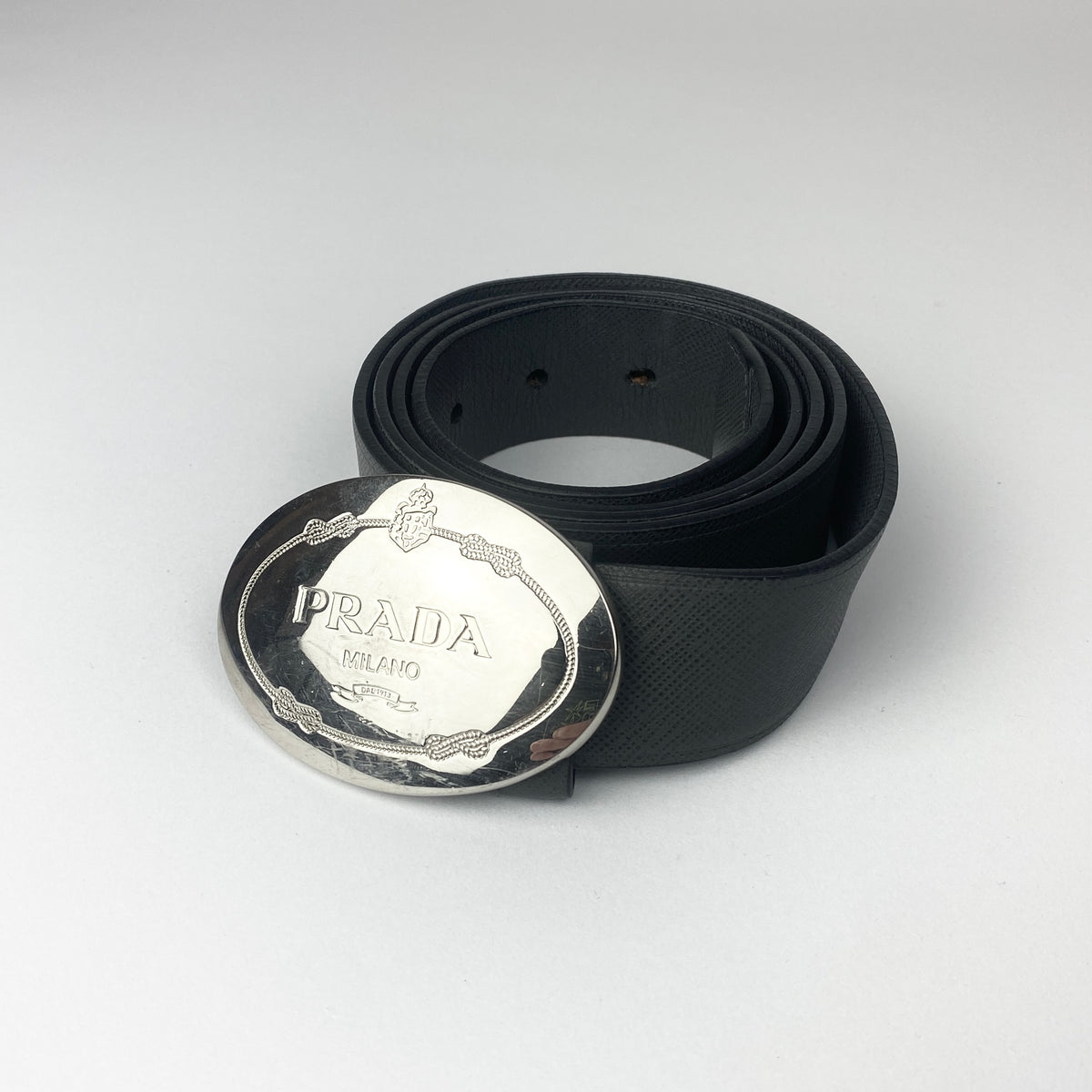 PRADA Saffiano Leather Belt