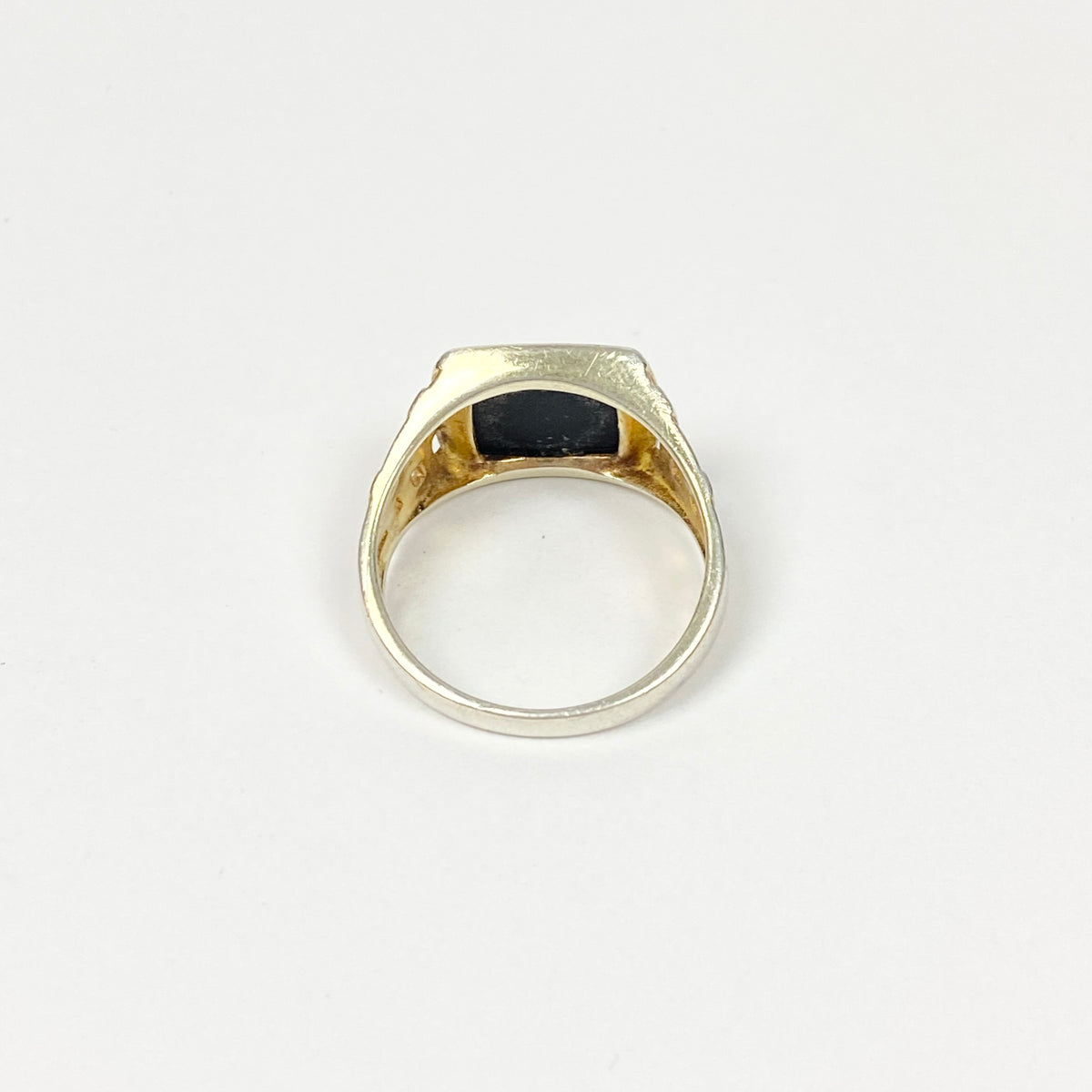 925 Sterling Silber Onyx Ring