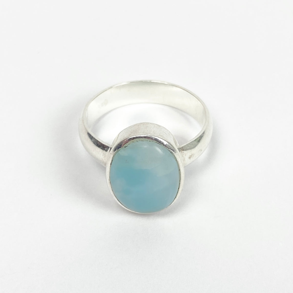 925 Sterling Silver LARIMAR Ring