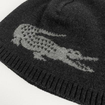 LACOSTE Reversible Croco Beanie