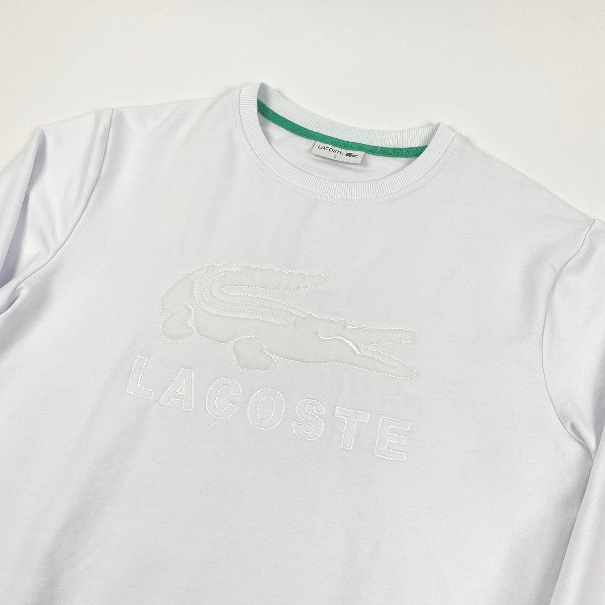 LACOSTE Embroidered Logo Sweater