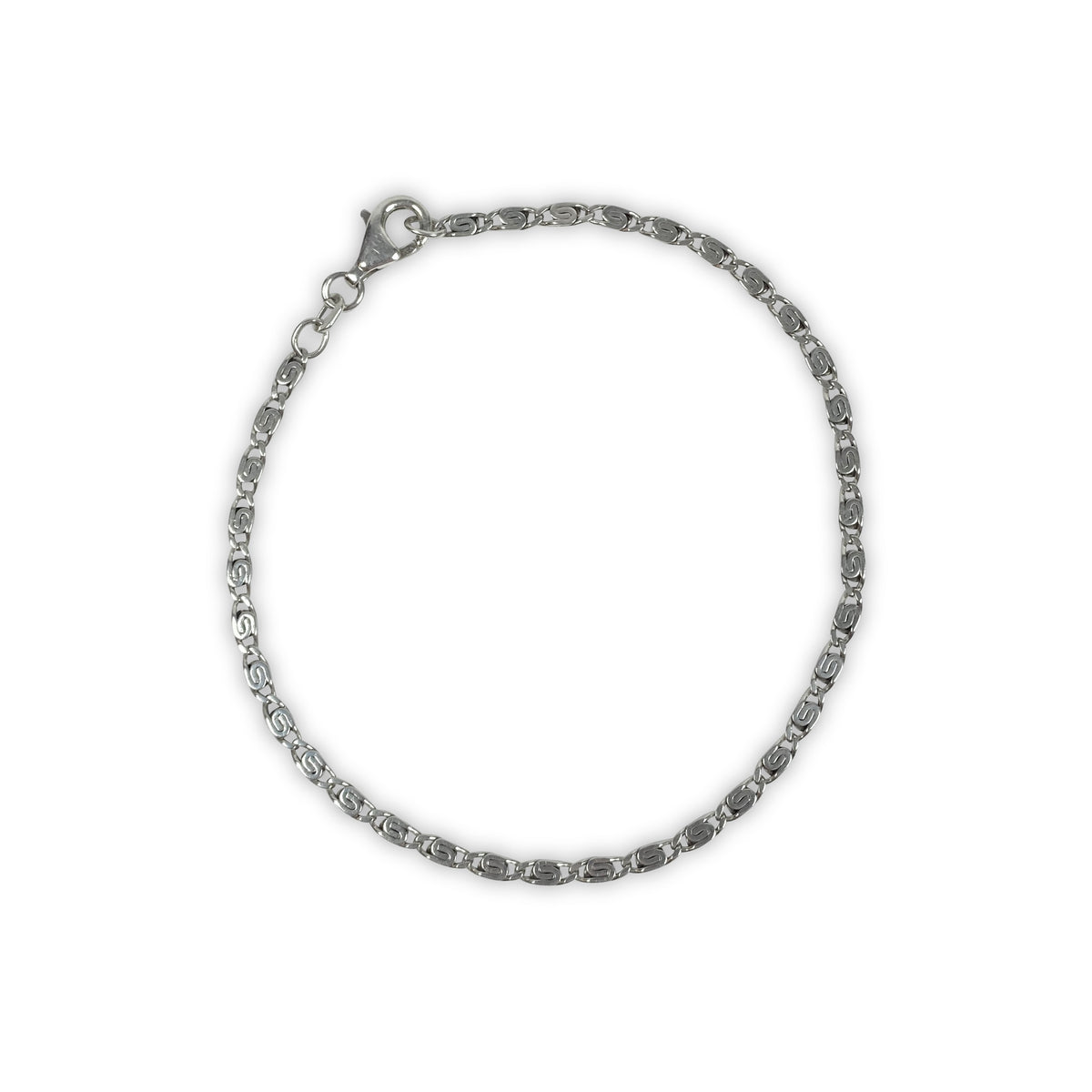 925 Sterling Silver S-Link Bracelet / Bracelet