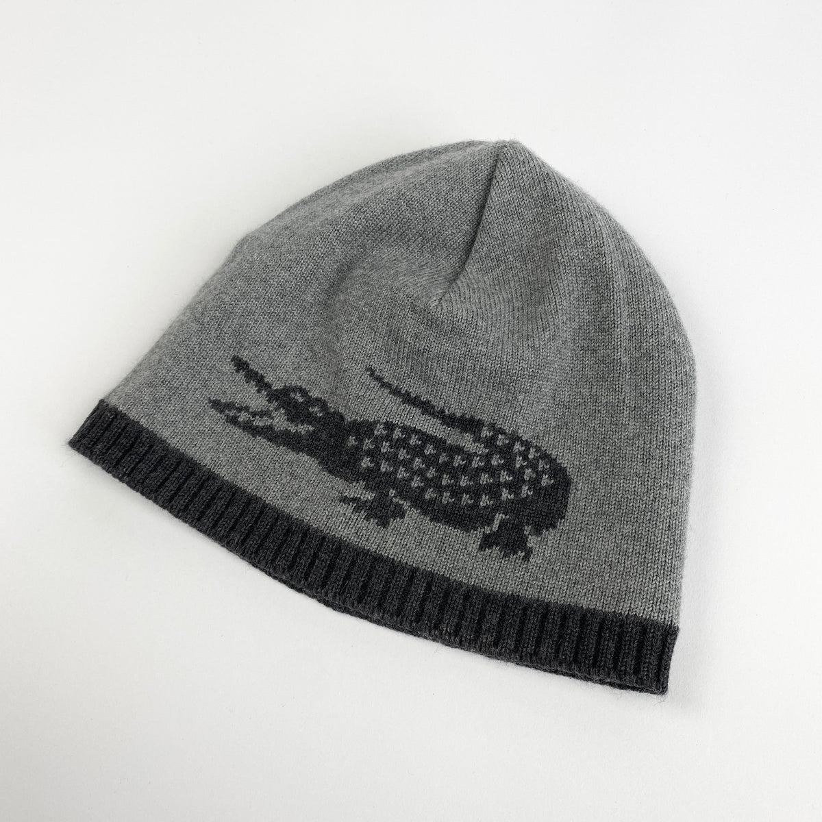LACOSTE Reversible Croco Beanie