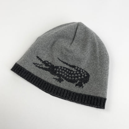 LACOSTE Reversible Croco Beanie