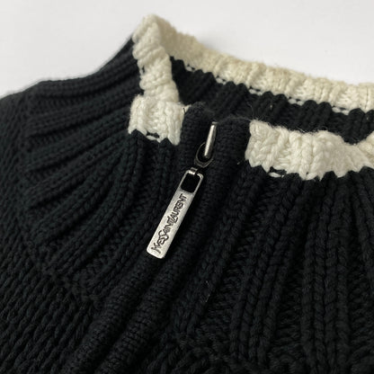YVES SAINT LAURENT Knit Zip Sweater