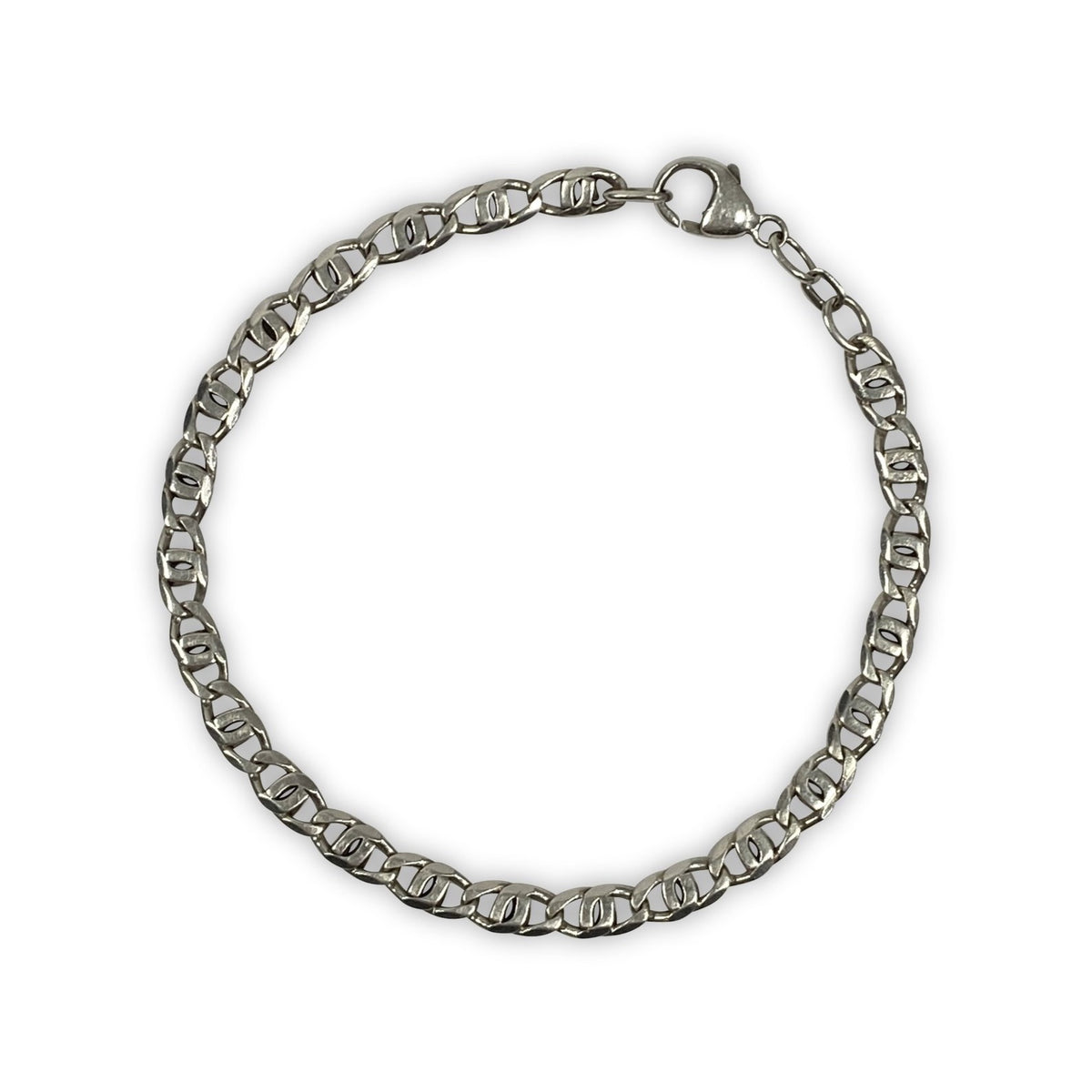 925 Sterling Silver 8-Link Bracelet / Bracelet