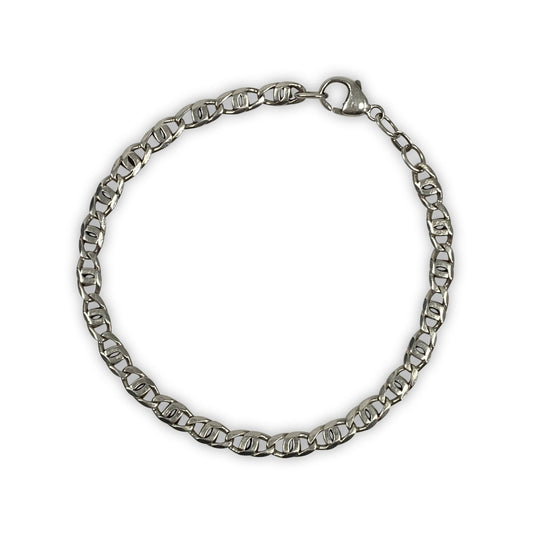 925 Sterling Silber 8-Link Armband