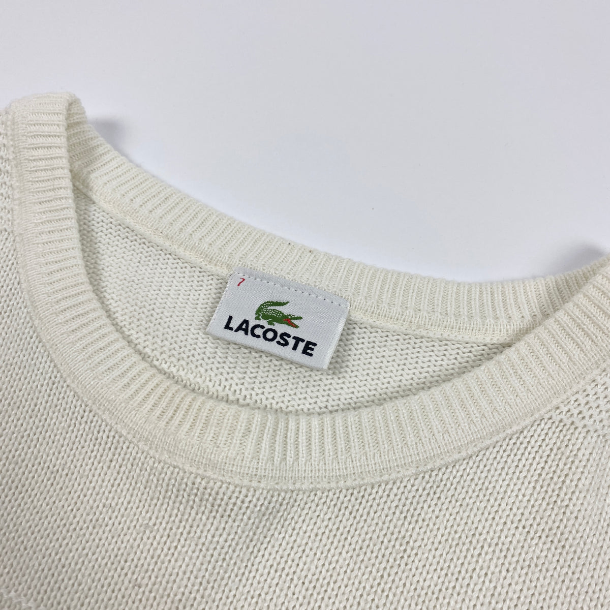 Vintage Lacoste wool knit sweater