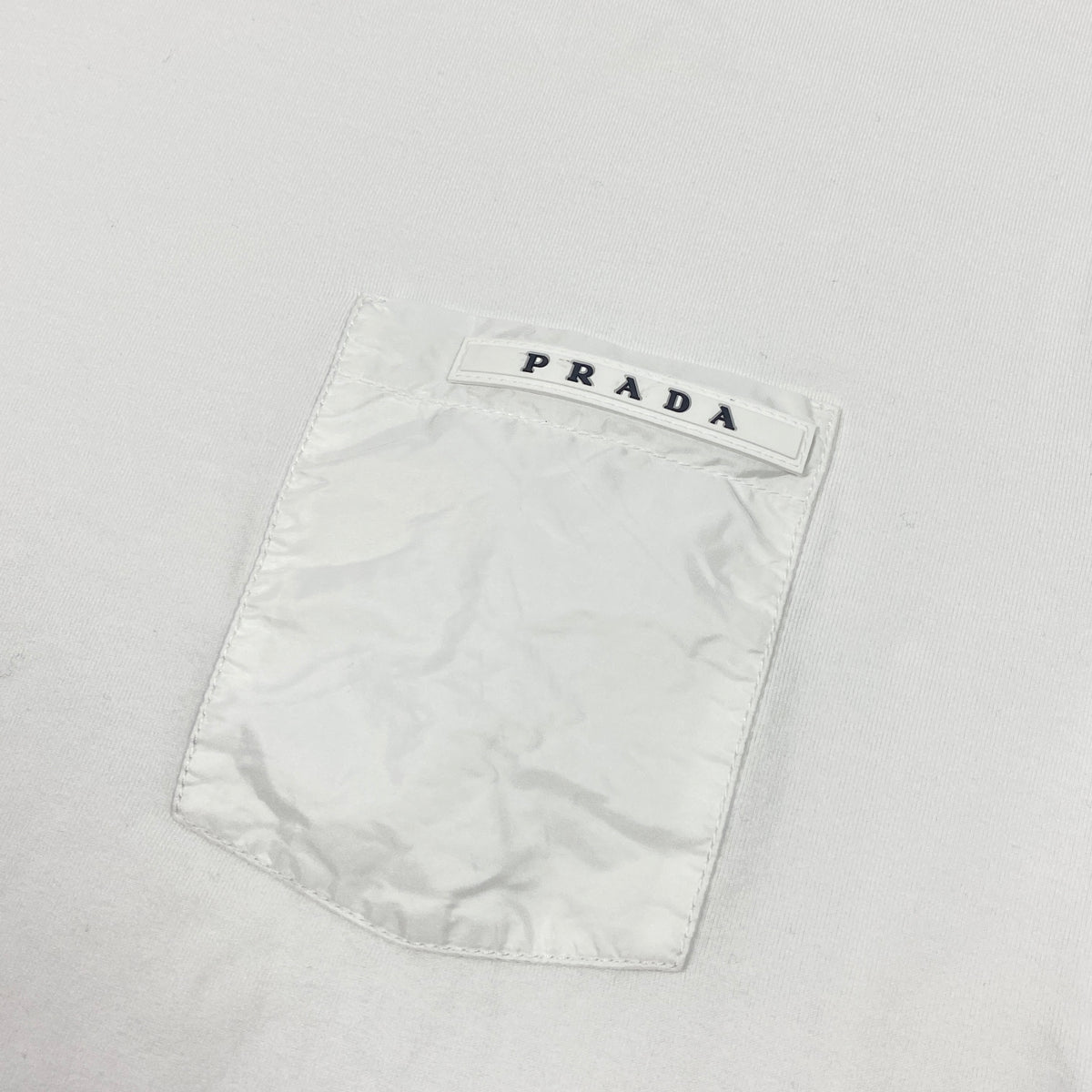 PRADA Linea Rossa Pocket Logo T-Shirt • M/L