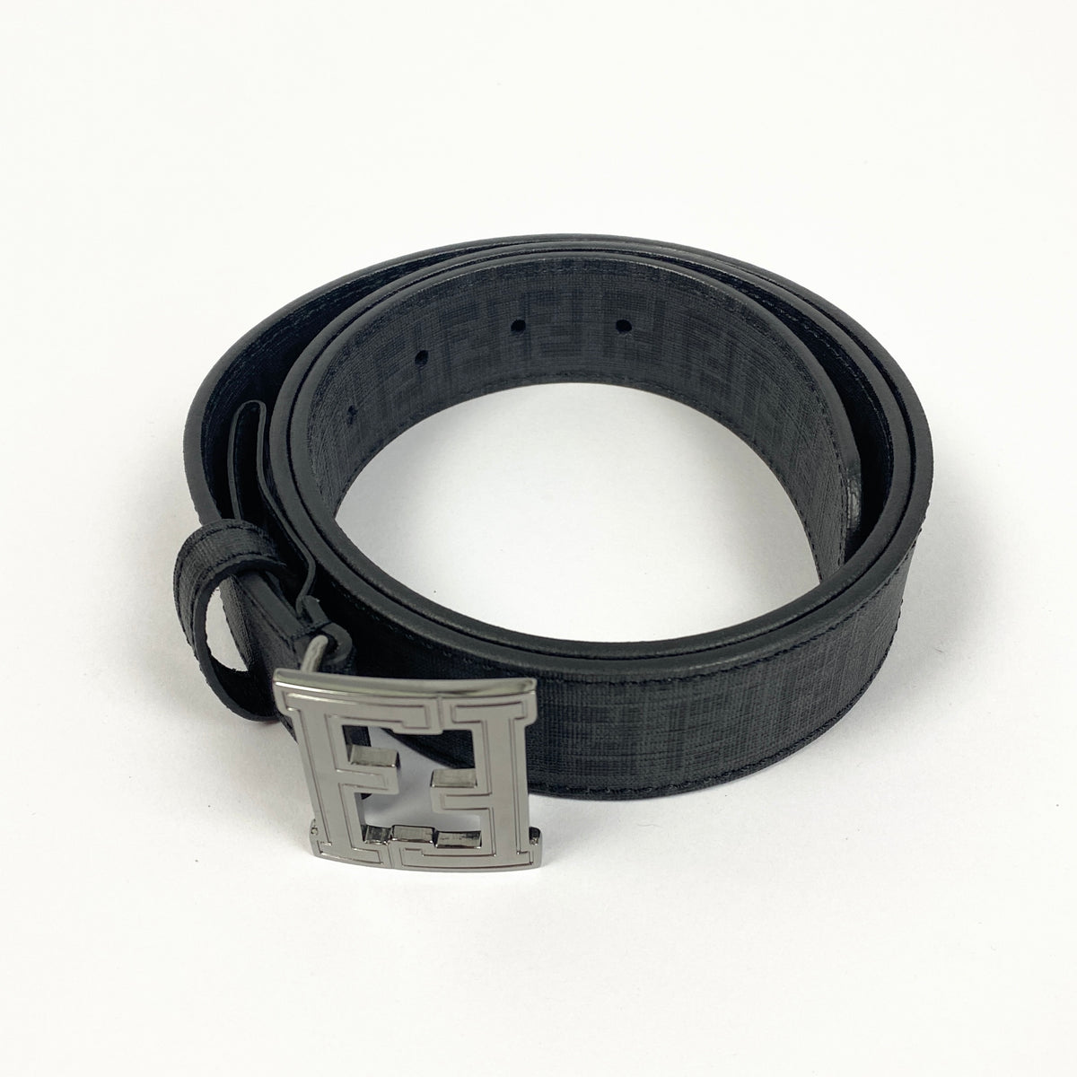 FENDI Monogramm Leather Gürtel