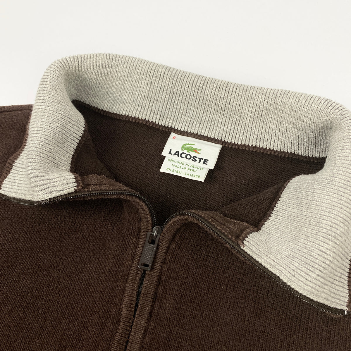 LACOSTE Half-Zip Sweater